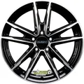 2x Dezent KF black/polished 6.5x16 ET46 - LK5/114.3 ML67.1 Felge Alu