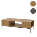 TV-Rack HWC-O39, TV-Board Fernsehtisch Lowboard Ablage, Melamin MDF 39x120x60cm