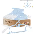 Babykleiderbügel Kinderkleiderbügel Rutschfest verstellbar 20 Stück bl.