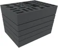 Feldherr Schaumstoff-Set + Organizer kompatibel mit HeroQuest (2021) Grundspiel + 4 Erweiterungen - Grundspielbox