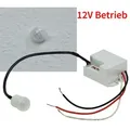 ChiliTec Einbau-Bewegungsmelder "CT-PIR Mini 12V" 12V DC, 1-60W, LED geeignet, weiß