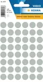 HERMA 1858 Vielzwecketiketten Ø 13 mm rund grau Papier matt 2400 St.