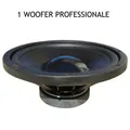 1 MASTER AUDIO Ma25w/8 Woofer Profi 25 CM 250 Watt RMS Federung Gummi