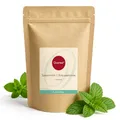 Spearmint Tee Grüne Minze Tee - 200 g - Krauseminze Nana Minze - lose | milder Minztee ohne Zusätze | 100% natürliche Minzblätter | koffeinfreier Kräutertee von Quertee