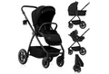 lionelo Kombi-Kinderwagen MERIL 3IN1, (Set 3in1), 3in1: XL-Babywanne/ADAC/Große Gummiräder/UPF50+/3D Panorama