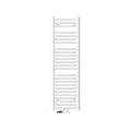 ECD Germany Badheizkörper 400 x 1500 mm Weiß mit Anschlussgarnitur Eck Wand Weiß