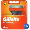 10x Bundle Gillette Ersatzteil Fusion 5 Standard 4 Stücke