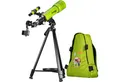 BRESSER junior Linsenteleskop Linsenteleskop 70/400 mit Rucksack grün