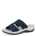 Jana Coshy Original – Die Hallux-freundliche Pantolette 8-27270-43 blau H-Weite