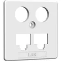 Homeway - Multi-Einsatz/Abdeckung für Daten- und Kommunikations-Anschlusstechnik