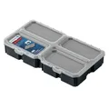 Högert Technik - Werkzeug-Organizer HTM BOX, Milchiger Deckel aus Robustem Kunststoff, Extra Platz für Werkzeuge und Gegenstände, Praktisch und Geräumig, Modularer Aufbau - HT7G509
