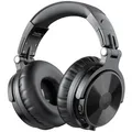 OneOdio Bluetooth Kopfhörer Over Ear [Bis zu 110 Std & BT 5.2] Kopfhörer Kabellos Bluetooth mit 50mm Treiber, HiFi Stereo Faltbares Wireless Headphones mit Mikrofon für Laptop/Handy/PC - Schwarz