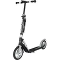 HUDORA BigWheel® Air 230 - Klappbar & Höhenverstellbar - Tretroller mit Tragegurt für Jugendliche & Erwachsene - bis zu 120kg - Cityroller - Schwarz