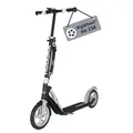 HUDORA BigWheel Air 230 Scooter - Tretroller mit/ohne Handbremse - Stabiler Aluminium-Roller mit Luftbereifung - Höhenverstellbarer Cityroller für bis zu 120kg