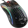 GLORIOUS Gaming Model D Wired Gaming Mouse – superleichtes Wabendesign mit 68 g, RGB-Beleuchtung, ergonomisch, Pixart 3360 Sensor, Omron-Schaltern, PTFE-Füße, 6 Tasten – Mattschwarz
