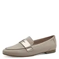 MARCO TOZZI Damen Slipper mit Blockabsatz Vegan, Beige (Dune Comb), 41 EU