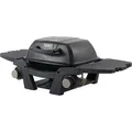 TAINO MAHTO Gasgrill klein Tischgrill Balkongrill Gas 2 Brenner Schwarz - Schwarz