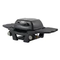 TAINO Camping-Gasgrill MAHTO, Tischgrill, Balkongrill, 2 Brenner, Schwarz