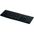 Logitech K270 Tastatur schnurlos deutsches Tastaturlayout QWERTZ schwarz