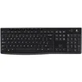 Logitech Wireless Keyboard K270, Tastatur, schwarz