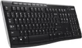 Logitech K270 Kabellose Tastatur für Windows, 2,4 GHz kabellos, Standardgröße, N