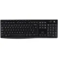 Logitech K270 Wireless Keyboard Funk Tastatur Deutsch, QWERTZ Schwarz