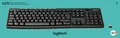 Logitech Tastatur K270 Wireless Unifying kabellos schwarz 920-003052