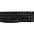 Logitech K270 Wireless Keyboard Funk Tastatur Deutsch, QWERTZ Schwarz Spritzw...