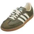 Adidas Samba OG Herren Fashion Sneaker Oliv Weiß - 44 EU