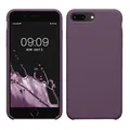 kwmobile Hülle kompatibel mit Apple iPhone 7 Plus/iPhone 8 Plus Hülle - Silikon Handy Case - Handyhülle weiche Oberfläche - kabelloses Laden - Helle Iris
