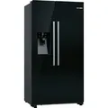 Bosch Serie 6 KAD93ABEP Amerikanischer Side by Side, 178.7 x 90.8 cm, Schwarz - Schwarz