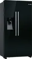 Bosch KAD93ABEP - Serie 6 Side by Side mit 5 Jahre Garantie, Schwarz, Total No Frost, Eis- und Wasserspender mit Wasseranschluss, ca. 91 x 179 cm
