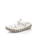 Rieker Damen Low-Top Sneaker L0396, Frauen Halbschuhe,Freizeitschuhe,Turnschuhe,Laufschuhe,straßenschuhe,Strassenschuhe,Weiss (80),39 EU / 6 UK