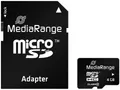 Mediarange Micro SDHC Karte 4GB Speicherkarte Class 10  NEU&OVP