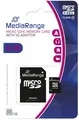 MediaRange MR956  Micro SDHC Speicherkarte 4GB Klasse 10 mit SD-Karten Adapter