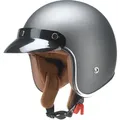 Redbike RB-756 Titanium Jethelm, silber, Größe XS für Männer