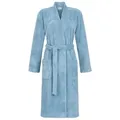 Ringella Unisex-Bademantel aus Aquatex mit Bindegürtel, federleicht und kuschelig, Bindegürtel, Aquatex-Mantel aus High-Tech Microfaser: extrem saugfähig blau XXL