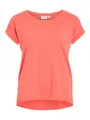Vila T-Shirt Basic Kurzarm Fledermausärmel VIDREAMERS VIDREAMERS NEW PURE T-SHIRT-NOOS