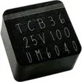 TRU COMPONENTS Elektrolyt-Kondensator SMD 0603 100 µF 25 V 20 % (L x B x H) 6.5 x 6.5 x 3.0 mm 1 St.