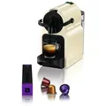 NESPRESSO ORIGINAL Inissia | Kaffeekapselmaschine von De'Longhi | Kleine Kaffeemaschine | Weiß - Creme