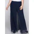 Sheego Schlupfhose Große Größen im Lagenlook blau 52