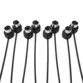 MIDIKabel 4erPack  3FT / 90cm, 5pin DIN, LowProfile  Gespiegelte 45Grad abgew...