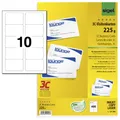 SIGEL Visitenkarten 225 g/m² satiniert hochweiß 1 Pack = 400 St.