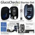 GlucoCheck GOLD Blutzuckermessgerät (mg/dl) + 110 Teststreifen
