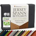 Strauss Home® Premium Spannbettlaken – 160 g/m² Gekämmte Baumwolle –Jersey in Hotelqualität – Formstabil & Langlebig – Rundumgummi – Für Matratzen bis 27 cm – 180x200-200x200cm - Anthrazit