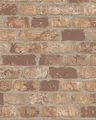 Tapete Vlies Steinmauer 3D Granulat braun rot Brique Marburg 58409 (5,12€/1qm)