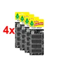 VENT WRAP Lüftungsgitter Duft Clips WUNDER-BAUM 4er Black-Ice 4 Stück