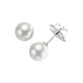 Giorgio Martello Milano Ohrstecker Mit Perlen, Silber 925 Silber, Ca. Ø 7Mm 925 Sterling Silber