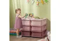 HOMCOM Spielzeugtruhe Schubladenschrank für Kinder, mit 6 Ebenen (Spielzeugkiste, 1 St., Aufbewahrungsbox), für Kinderzimmer, Blau
