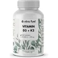 Vitamin D3 + K2 Tabletten - 20.000 I.E. + 200mcg - 100% rein & hochdosiert – 1x Dose (240x D3+K2 Tabletten)
